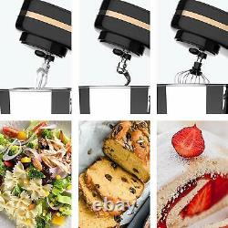 Bn Electric Food Stand Mixer 8 Vitesses 5-qt Tilt-head Bowl Stainless Steel Black