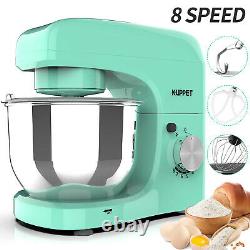 Bn Electric Food Stand Mixer 8 Vitesses 5-qt Tilt-head Bowl Stainless Steel Green