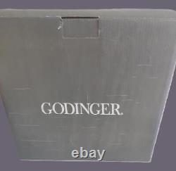 Bol Godinger Crumpled Leaf 11,25 en acier inoxydable avec finition dorée K310239 avec boîte d'origine