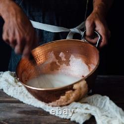 Bol à mélanger capacité de 5 quarts, diamètre de 12 pouces, poignée ergonomique en acier inoxydable