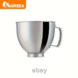 Bol en acier inoxydable Kitchen Aid, bol en acier inoxydable pour mélangeur 4,5 et 5 quarts