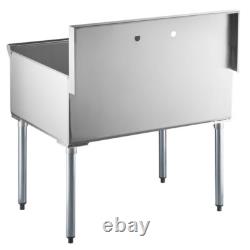 Bol en acier inoxydable commercial utilitaire de 36 x 24 x 14 pouces, évier de préparation 36, épaisseur 16.