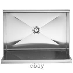 Bol en acier inoxydable commercial utilitaire de 36 x 24 x 14 pouces, évier de préparation 36, épaisseur 16.