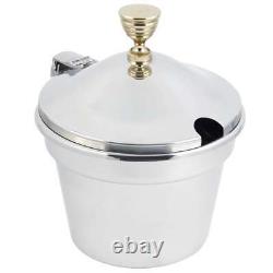 Bon Chef 5214WHC Plat en acier inoxydable 11 Qt. Soupière avec couvercle articulé