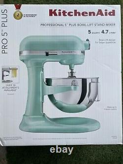 Brand New Kitchenaid Professional 5 Plus Series Bol-lift Stand Mixer -ice Blue