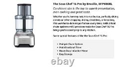 Breville Bfp800xl Sous Chef 16 Pro Processeur Alimentaire, Nip En Acier Inoxydable Brossé