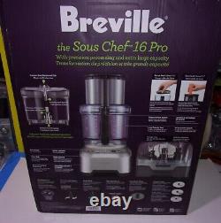 Breville Sous Chef Pro 16-cup Processeur Alimentaire Pleine Taille Bfp800xl Nouveau