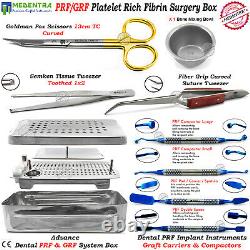 Chirurgie Dentaire Prf / Grf System Box Implant Graft Carrier Compacters Tweezers Ce