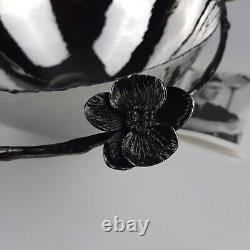 Collection Black Orchid de Michael Aram, Bol 9 pouces en acier inoxydable nickelé noir