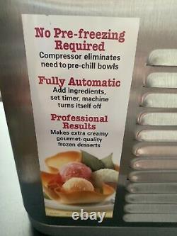 Cuisinart Commercial Ice Cream Maker Batch Freezer (ice-50bc) Acier Inoxydable