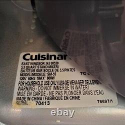Cuisinart Sm-55bc 5-1/2 Quart 12-speed Stand Mixer, Chrome Brossé Avecaccessoires