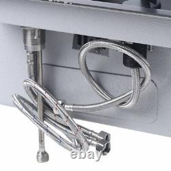Évier de bar à bol unique caché, évier de petite taille, en acier inoxydable noir NOUVEAU