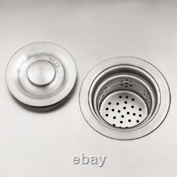 Évier en acier inoxydable commercial extérieur à cuve unique avec robinet US