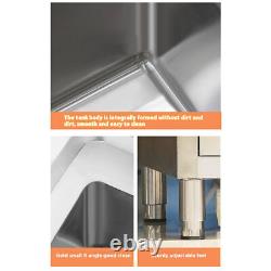 Évier en acier inoxydable pour cuisine commerciale + armoire d'évier de 35 cm de large
