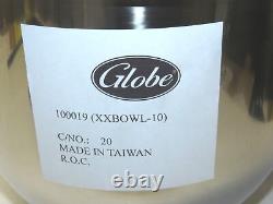 Globe Xxbowl-10 10 Qt. Bol De Mélange En Acier Inoxydable Pour Sp10 Mixe
