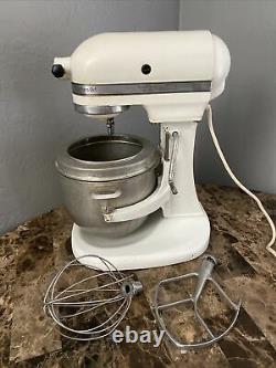 Hobart Kitchenaid K5-a Stand Mixer Vintage Fabriqué Aux USA W Pièces Jointes Testées