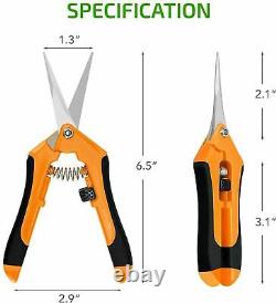 IPower 16/19 Bol à feuilles de bourgeon Trimmer Machine de coupe en acier inoxydable avec sécateur à main