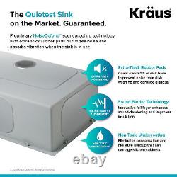 KRAUS Évier double 33x22 avec robinet - Reconditionné certifié