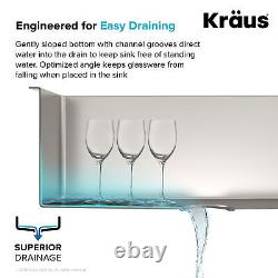 KRAUS Évier double 33x22 avec robinet - Reconditionné certifié