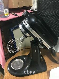 Kitchen Aid 3 Pintes Artisan Batteur Sur Socle Avec 1 Accessoires Ksm150 Bowl Onyx Noir