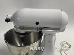 Kitchenaid 5 Quart Artisan Stand Mixer Ksm150pswh Blanc