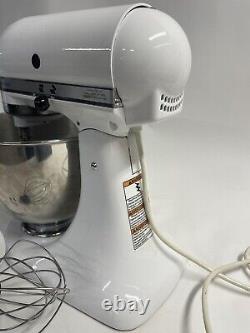 Kitchenaid 5 Quart Artisan Stand Mixer Ksm150pswh Blanc
