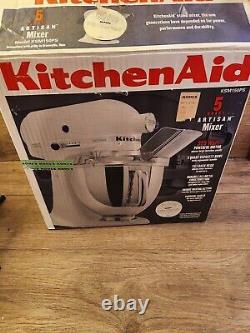 Kitchenaid 5 Quart Artisan Tilt-head Mixer Ksm150pswh Avec Bowl &accessoires