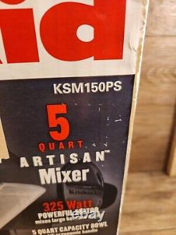 Kitchenaid 5 Quart Artisan Tilt-head Mixer Ksm150pswh Avec Bowl &accessoires