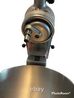Kitchenaid Artisan Silver 5 Qt Electric Tilt Head Stand Mixer Avec 4 Accessoires