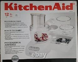 Kitchenaid Food Processor Juicer Accessoires 12-cup Et 4-cup Bols Kfpw760 Blanc