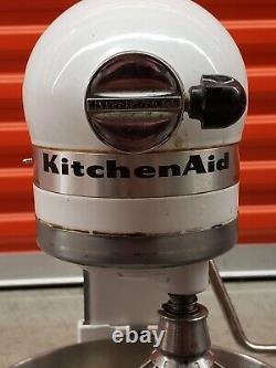 Kitchenaid Hobart K5ss Mélangeur De Stand 5qt De Poids Lourd Ss Bowl Beaters Vintage