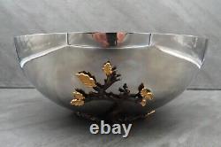 L'objet Mullbrae Bowl Large 12 Bronze Feuille Twigs Fleurs Design Contemporain