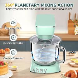 Mélangeur électrique de cuisine inclinable 5,5 QT 10+P avec bol en acier inoxydable