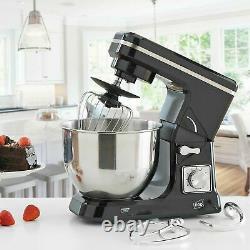 Neo Food Baking Electric Stand Mixer 5l 6 Speed Steel Mixing Bowl 800w