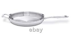 Nouvelle poêle à frire en acier inoxydable 11,5 pouces de 360 Cookware