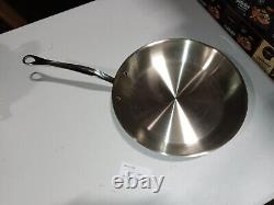 Poêle à frire ronde Mauviel M'Cook 2,6 mm avec manche en acier inoxydable coulé, 11,8 pouces