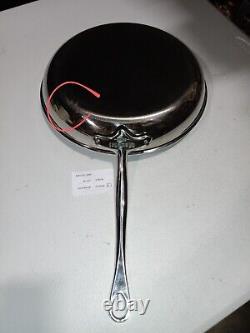 Poêle à frire ronde Mauviel M'Cook 2,6 mm avec manche en acier inoxydable coulé, 11,8 pouces