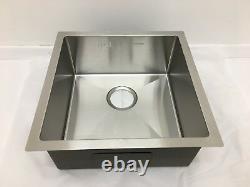 Undermount Kitchen Sink Single Bowl, Haute Qualité, 1.2mm Thick, 440x440x200mm